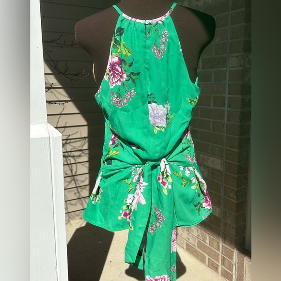 NWOT NINE BRITTON sM tie waist halter-from Stitch Fix-tie in front/back-lined - Picture 5 of 8